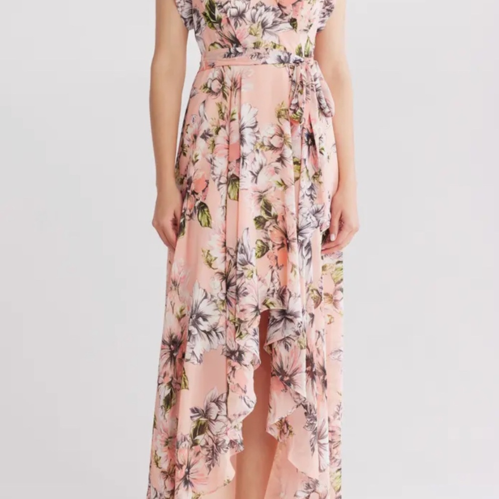 Eliza J High- Low Floral Dress, size 18
